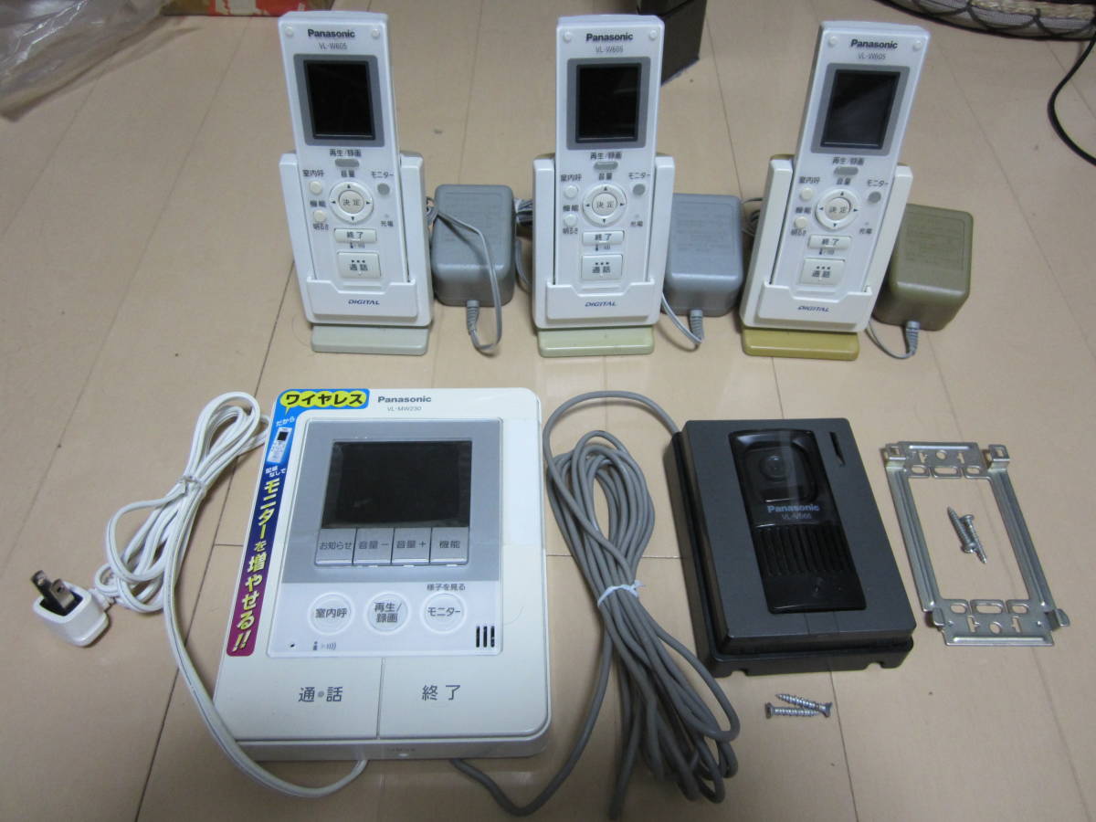 Panasonic　パナソニック　インターフォン　親機・カメラセット　中古