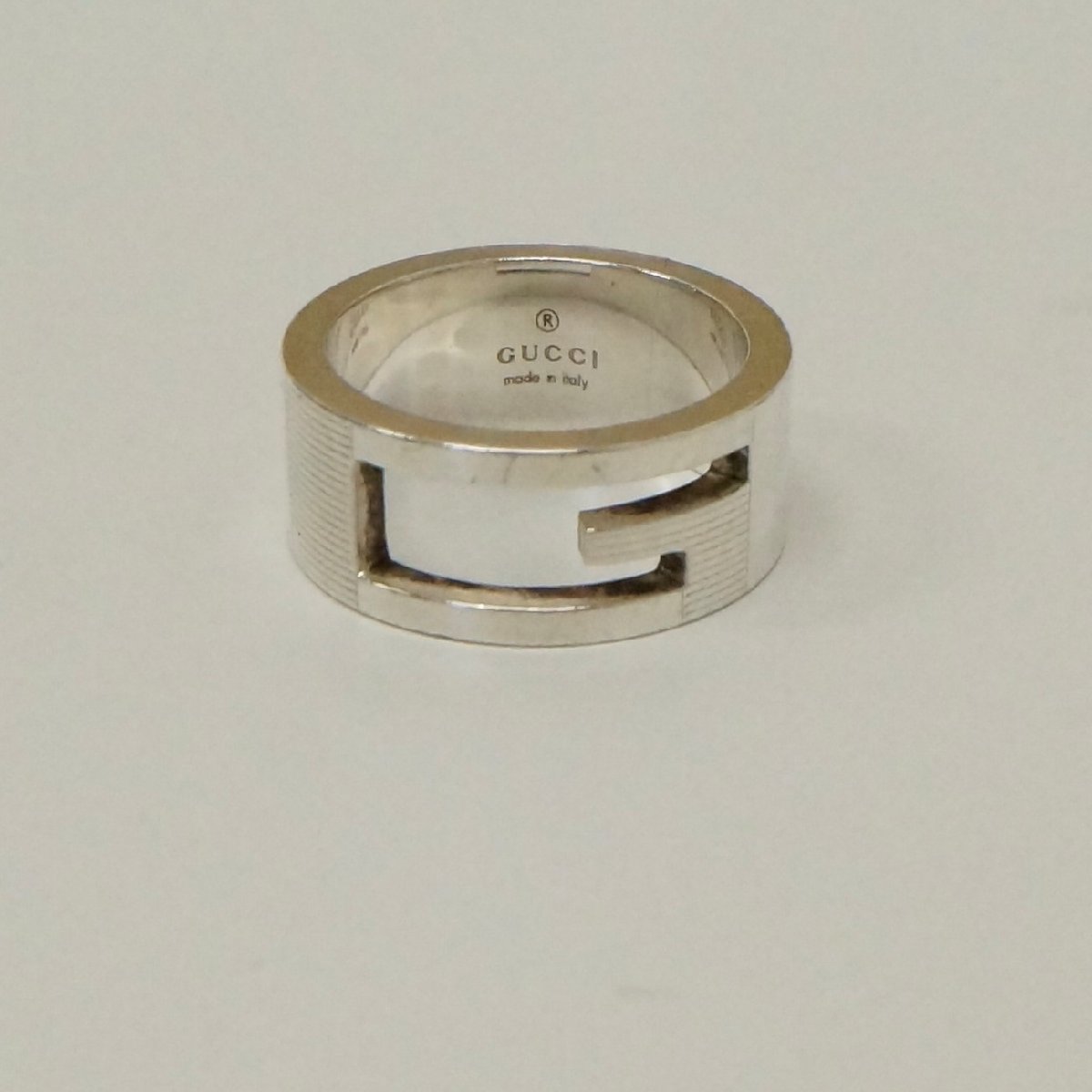グッチ GUCCI Gリング レディース 10.5号 指輪 シルバー 7.7g 中古