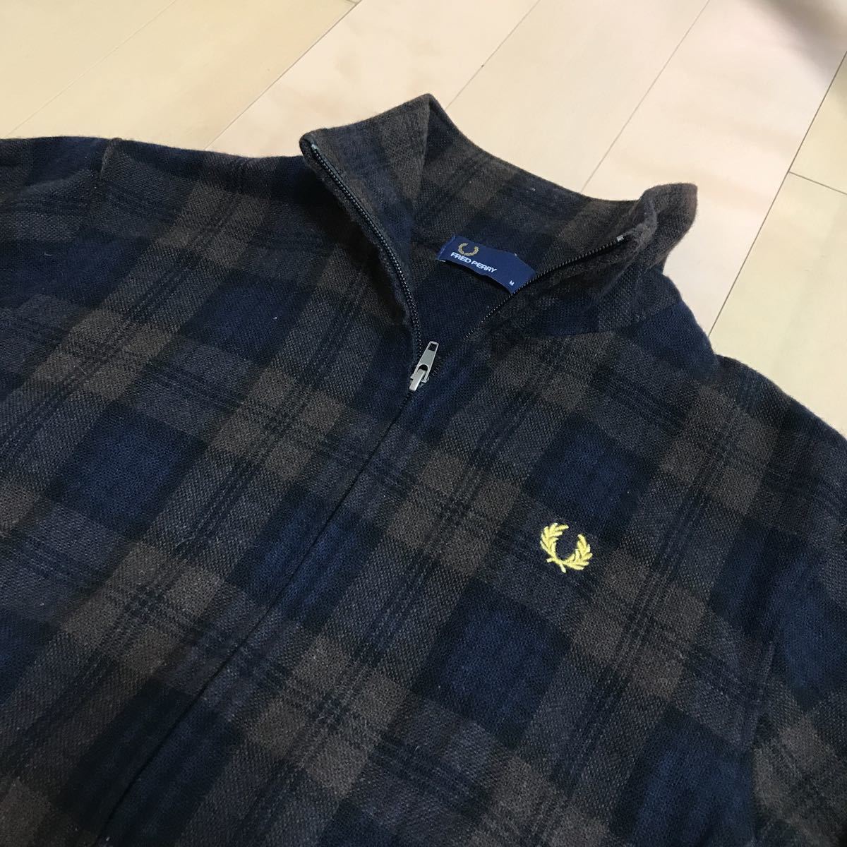 フレッドペリー FRED PERRY スウィングトップジャケット - ハリントンジャケット スウィング トップの通販 In | Harrington England Jacket Made ジャケット メルカリ