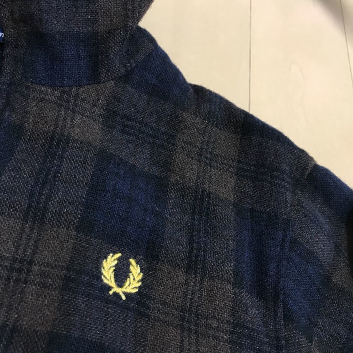 フレッドペリー FRED PERRY スウィングトップジャケット - ハリントンジャケット スウィング トップの通販 In | Harrington England Jacket Made ジャケット メルカリ