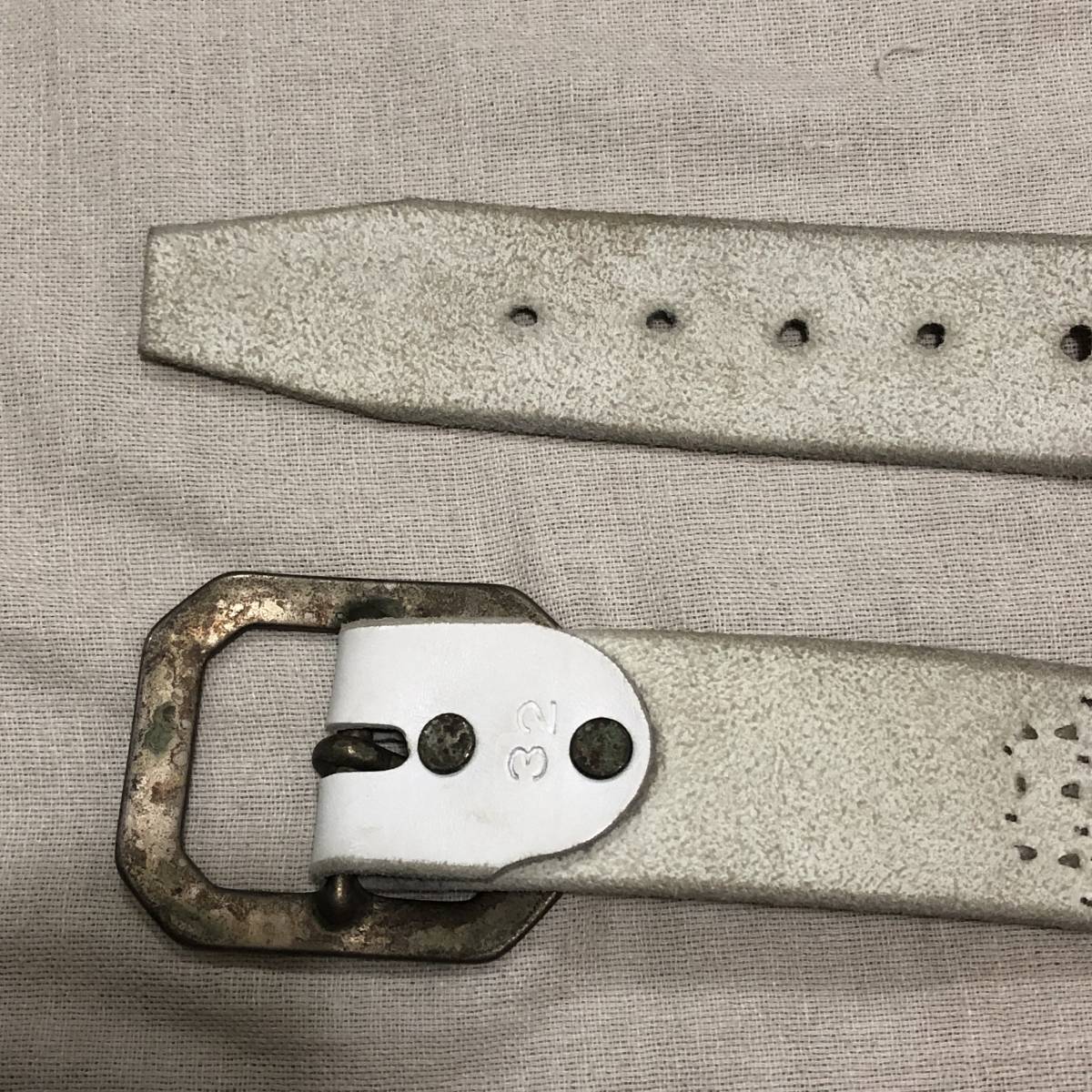 DOA Leather Studs Belt USA製極上品DOA HTC ターコイズスタッズ高級