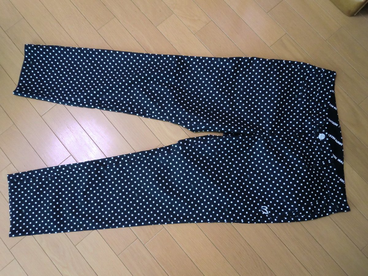パーリーゲイツ マスターバニー パンツ 黒 ドット柄 サイズ5（80～84