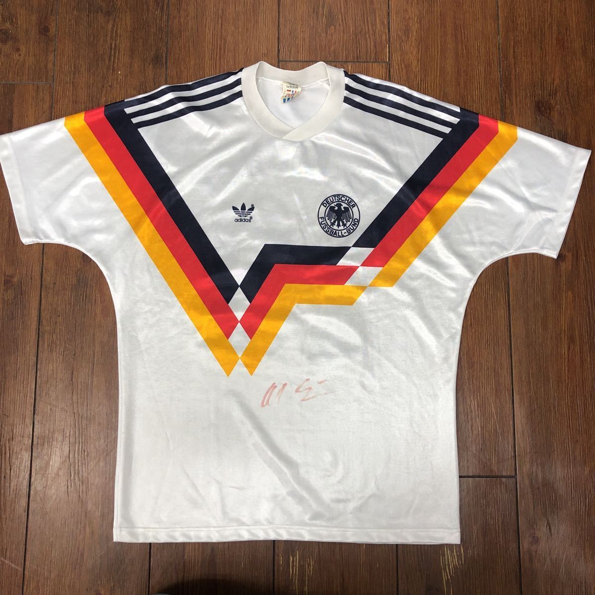 90/92 イタリアW杯 ドイツ代表 ユニフォーム ホーム M 西ドイツ製 g