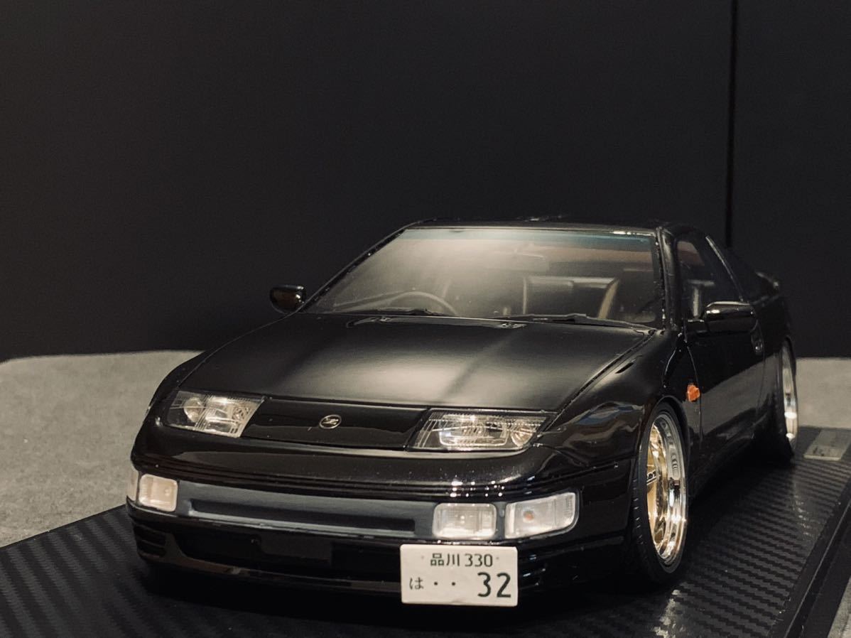 IGホイール] 1/18 otto mobile 1993 日産 フェアレディZ Black 300ZX 
