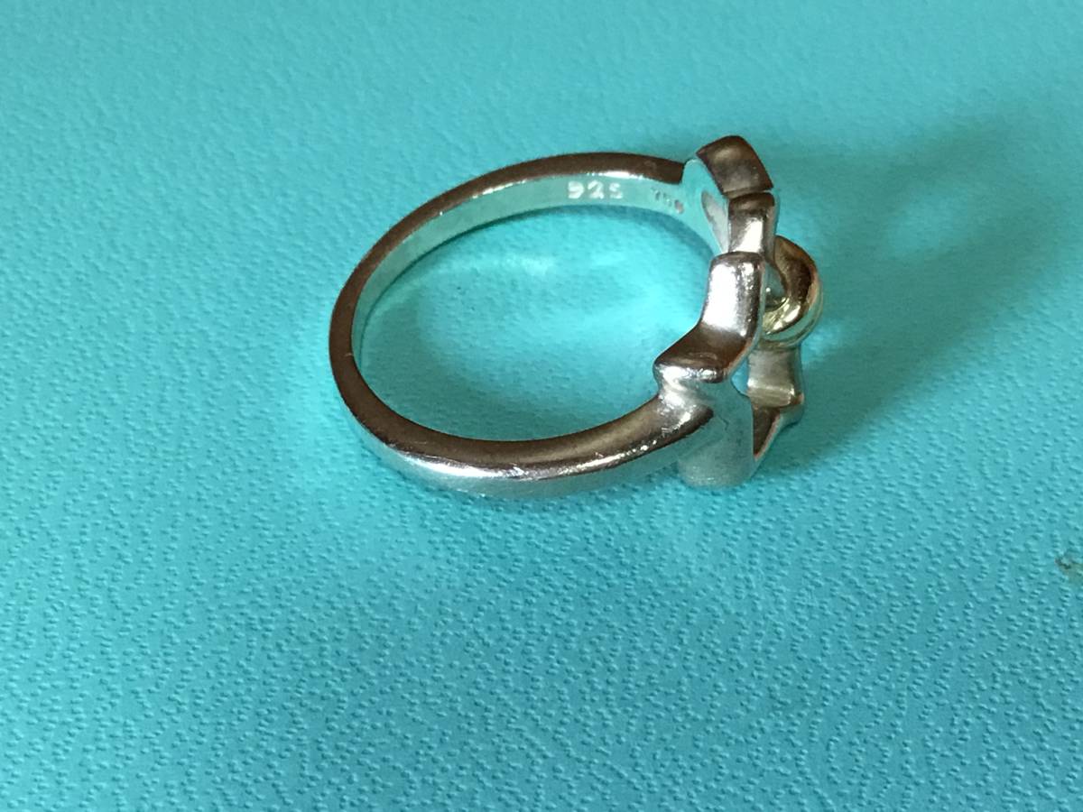ティファニー TIFFANY&Co. ☆スター＆ハートモチーフのリング 11号