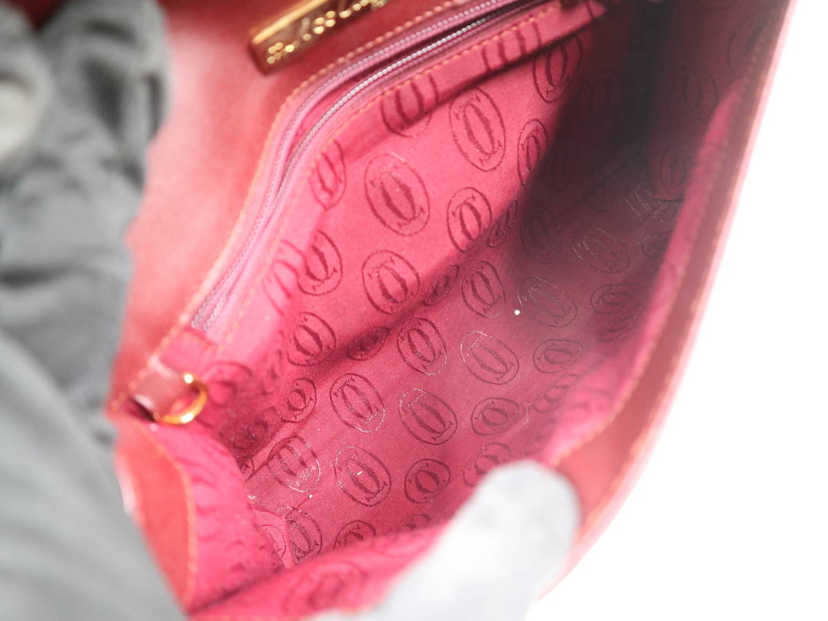 ☆【美品】Cartier カルティエ マストライン レザー クラッチバッグ 