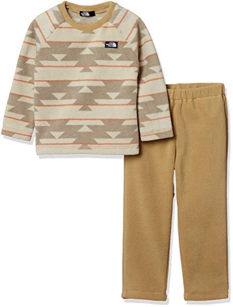 SALE 80 茶 新品 THE NORTH FACE ノースフェイス ベビー キッズ フリースセット 上下 バスククルー& パンツ Bask Crew&Pant 9720円 26 登山