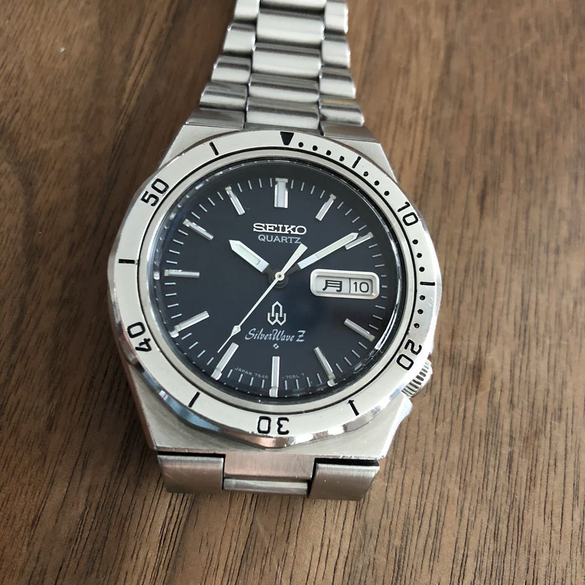 美品【SEIKO】7546-7040 SilverWave Z ブルー文字盤 Seiko] 【公式通販】