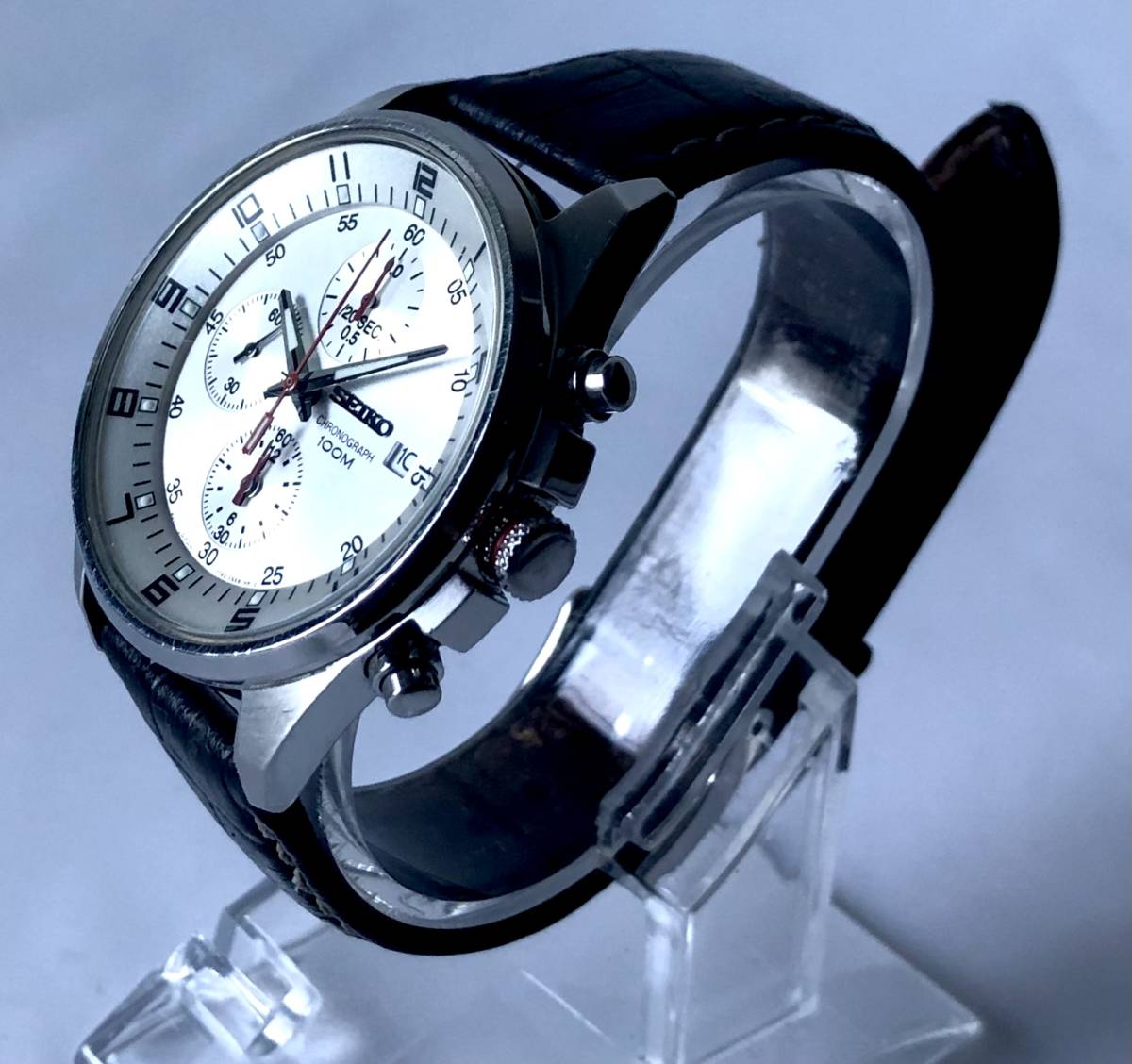 SEIKO セイコー CHRONOGRAPH クロノグラフ 7T92-0MF0 デイト付 