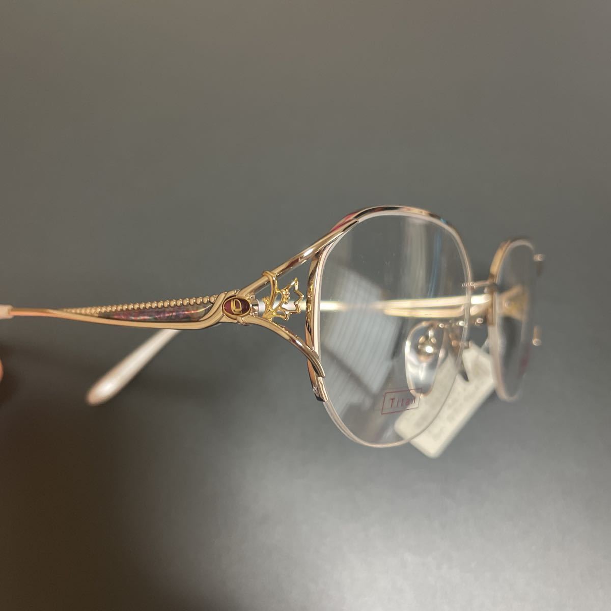 lasserre paris MADE IN JAPAN 日本製 展示品 メガネフレーム TITAN 