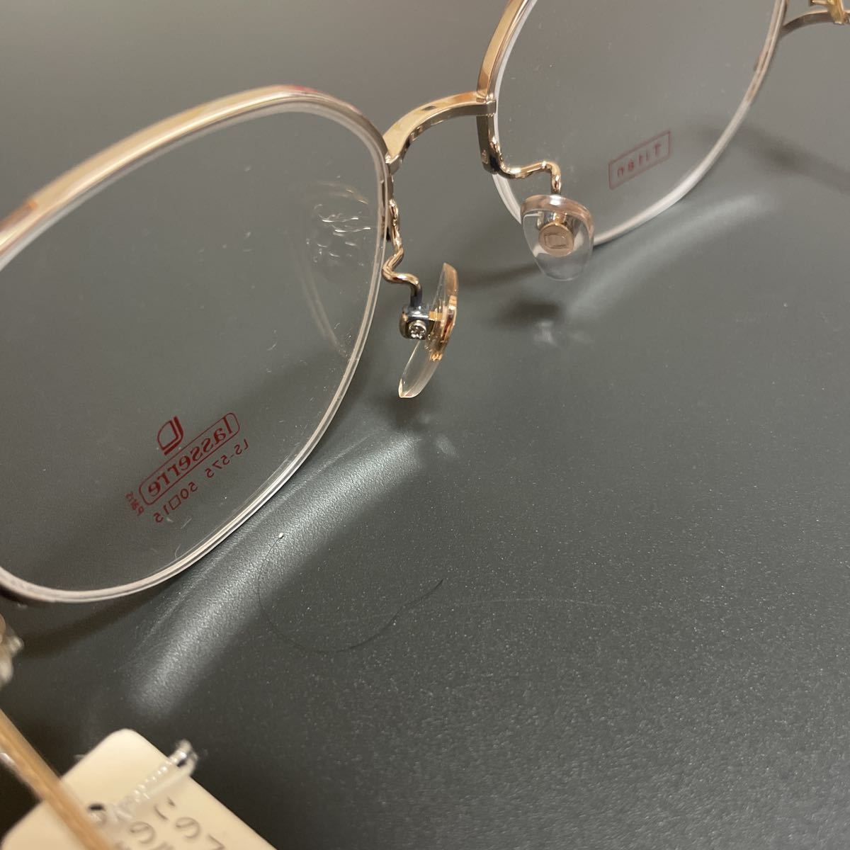 lasserre paris MADE IN JAPAN 日本製 展示品 メガネフレーム TITAN 