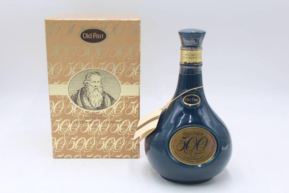未開栓】 Old Parr/オールドパー 500周年 記念 陶器 ボトル 750ml 43