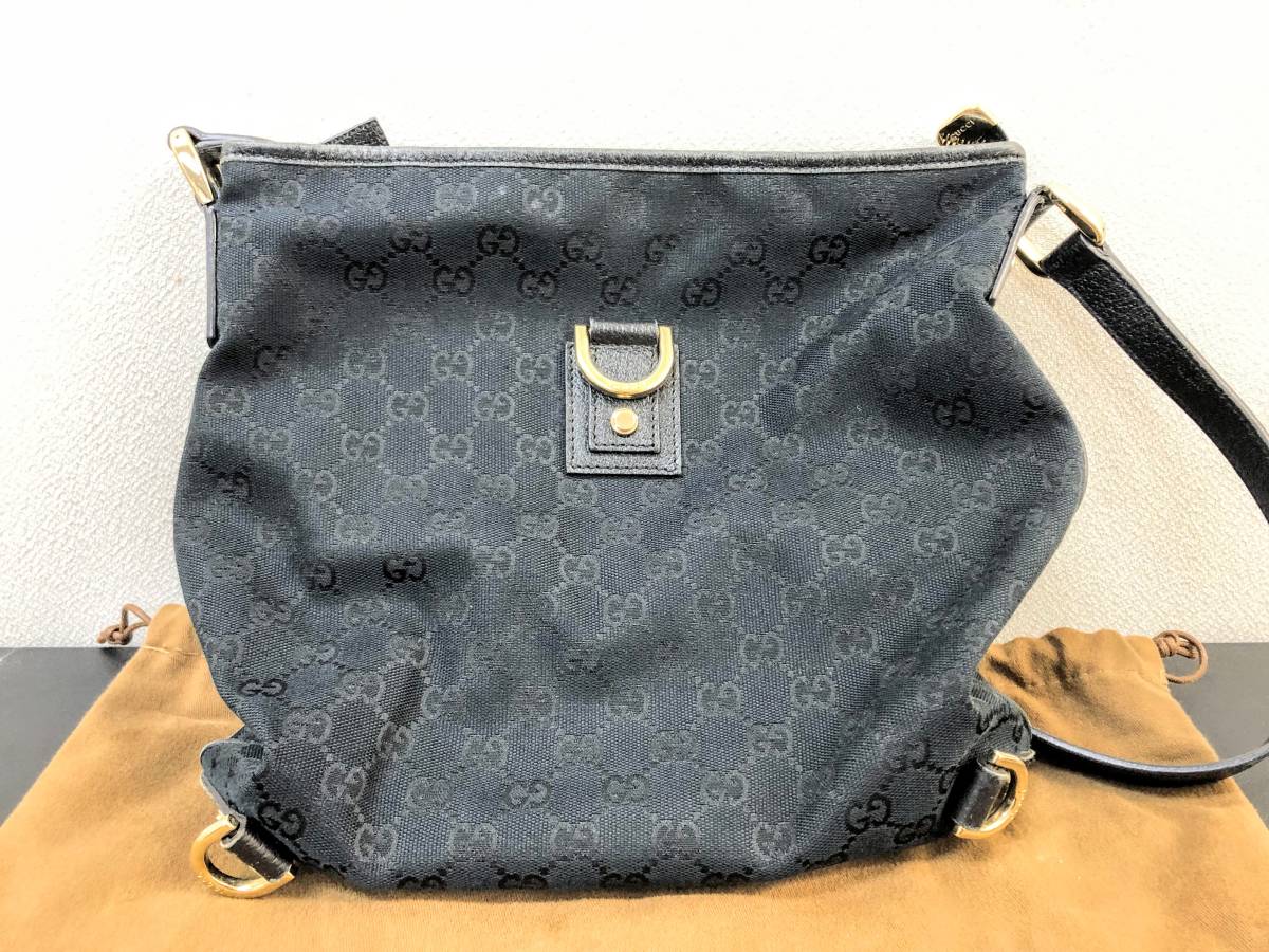 1000円～☆GUCCI グッチ GGキャンバス アビー ショルダーバッグ 131326