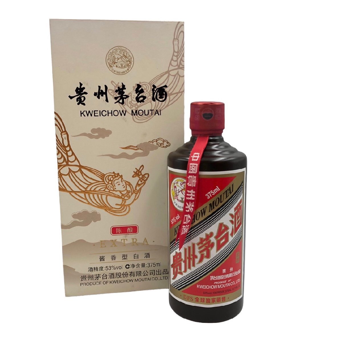 ☆貴州茅台酒 マオタイ EXTRA 375ml 53％ 総重量745g 中国酒