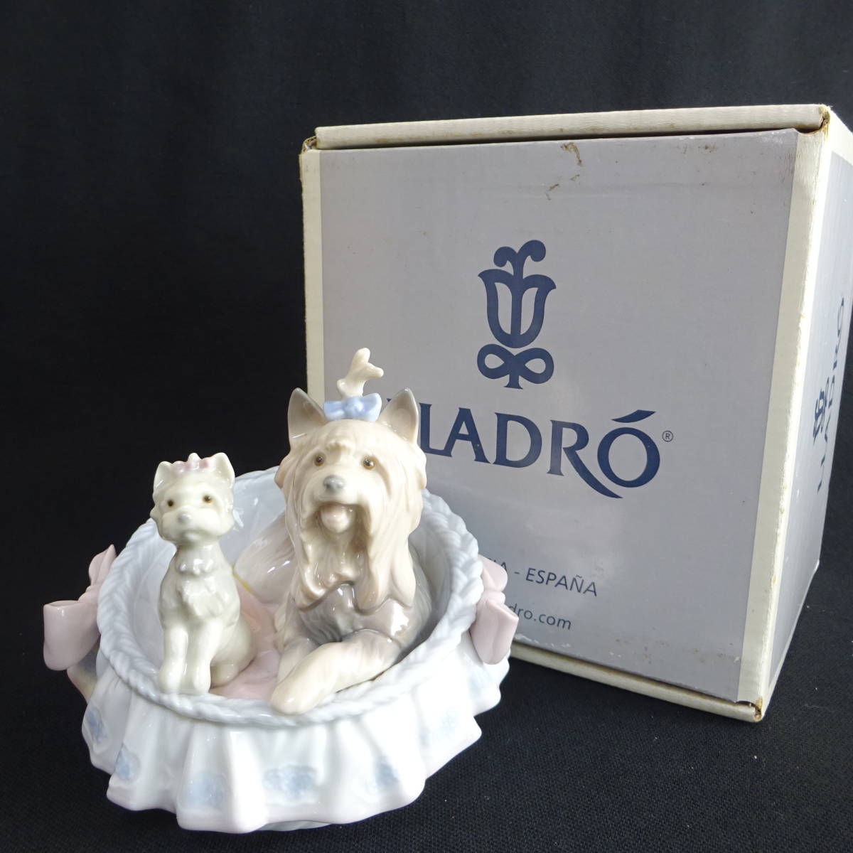 リヤドロ LLADRO フィギュリン 0 置物 陶磁器 猫 犬 いつも一緒 