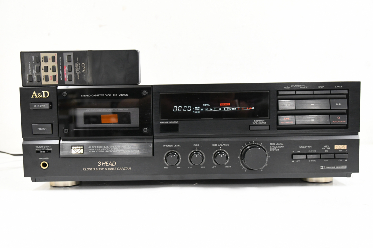 A&D GX-Z6100 3ヘッド カセットデッキ ジャンク　③ A&D AKAI GX-Z6100 / アカイ 3ヘッドカセットデッキ【ジャンク品】♪TK