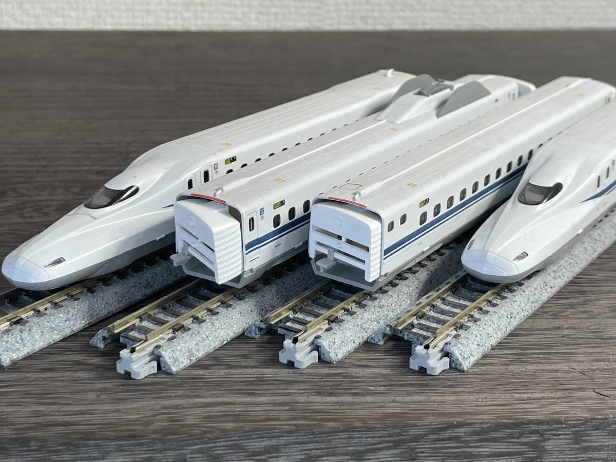KATO N700系 新幹線「のぞみ」4両基本セット 10-547 シール無し