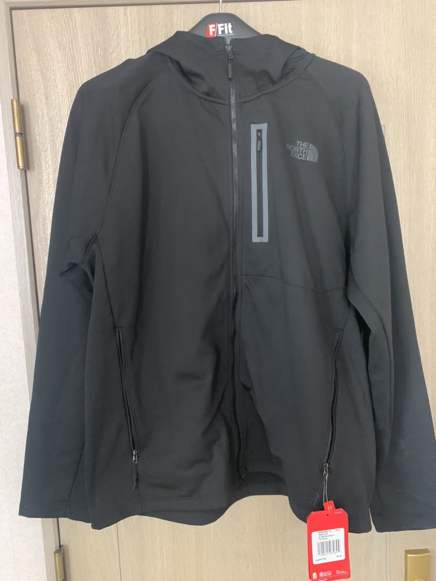 新品未使用 ザ・ノースフェイスフルジップパーカー ブラック SIZE XL 