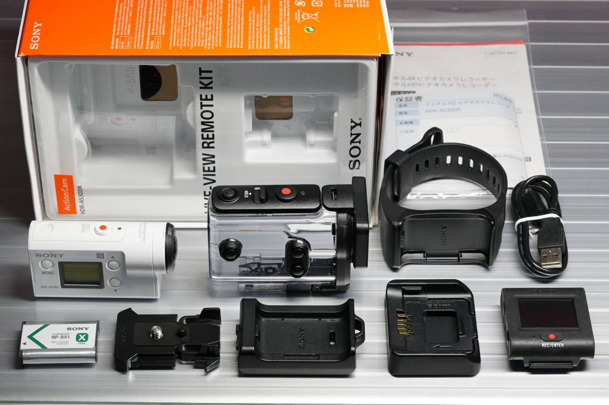 SONY アクションカム HDR-AS300R ライブビューリモコンキット 美品 SONY アクションカム HDR-AS300R ライブビューリモコンキット 美品