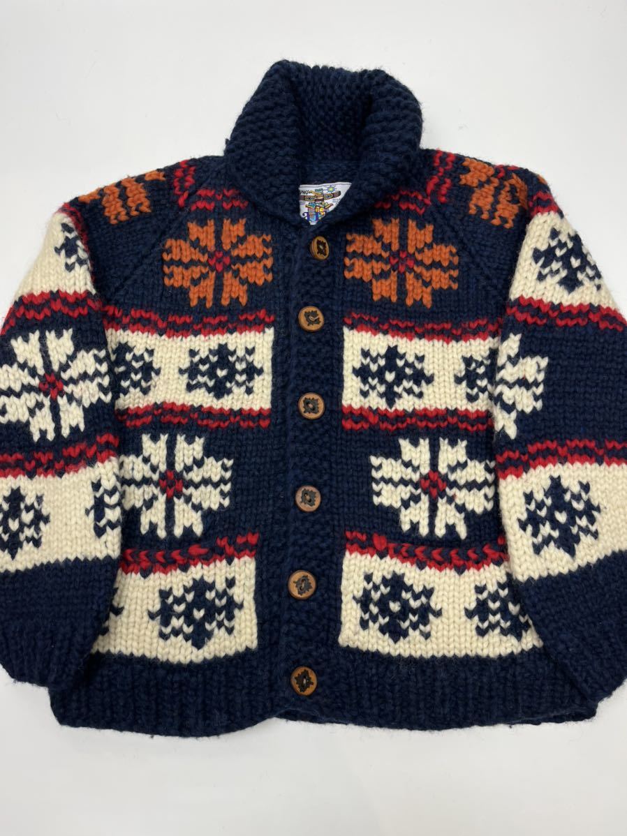 格安，セール カウチンセーター 肉厚 KANATA カナダ製 雪柄 HAND KNIT 古着(Mサイズ)｜売買されたオークション情報、yahooの商品情報をアーカイブ公開 - オークファン Mサイズ