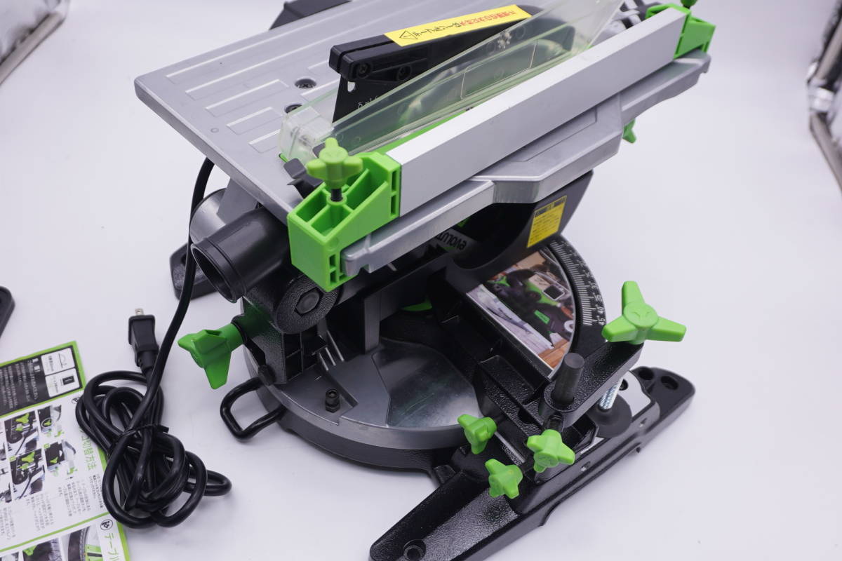 美品 最新型 ☆ EVOLUTION FURY6 210mm ☆ 丸ノコ テーブルソー 2WAY