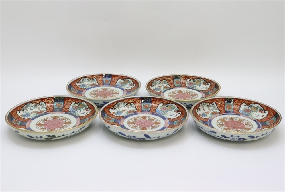 新作入荷，限定セール No1169蔵出し 冨貴長春 伊万里 色絵 染付 皿 5枚セット 骨董品 アンティーク(その他)｜売買されたオークション情報、yahooの商品情報をアーカイブ公開 - オークファン 伊万里、有田