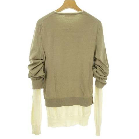 フィービー期 セリーヌ Knit Philo Phoebe by CÉLINE CELINE Asymmetric 2枚重ね クルーネック レイヤード CELINE（ニット&frasl;セーター）のフリマアイテム一覧 オレンジ（2024&frasl;12&frasl;28買取 ベージュ あなたはどっち派？CELINE（セリーヌ）のフィービー・ファイロ期or