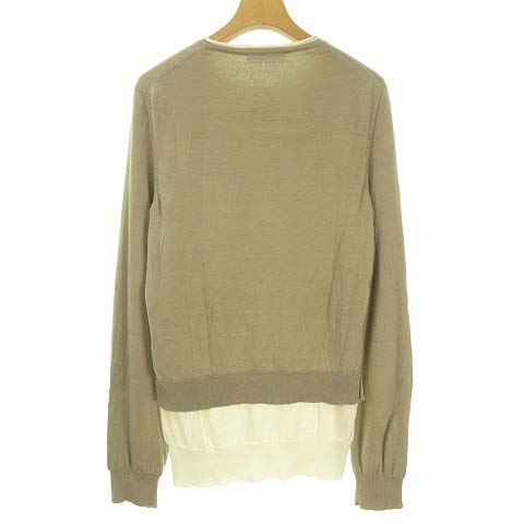 フィービー期 セリーヌ Knit Philo Phoebe by CÉLINE CELINE Asymmetric 2枚重ね クルーネック レイヤード CELINE（ニット&frasl;セーター）のフリマアイテム一覧 オレンジ（2024&frasl;12&frasl;28買取 ベージュ あなたはどっち派？CELINE（セリーヌ）のフィービー・ファイロ期or