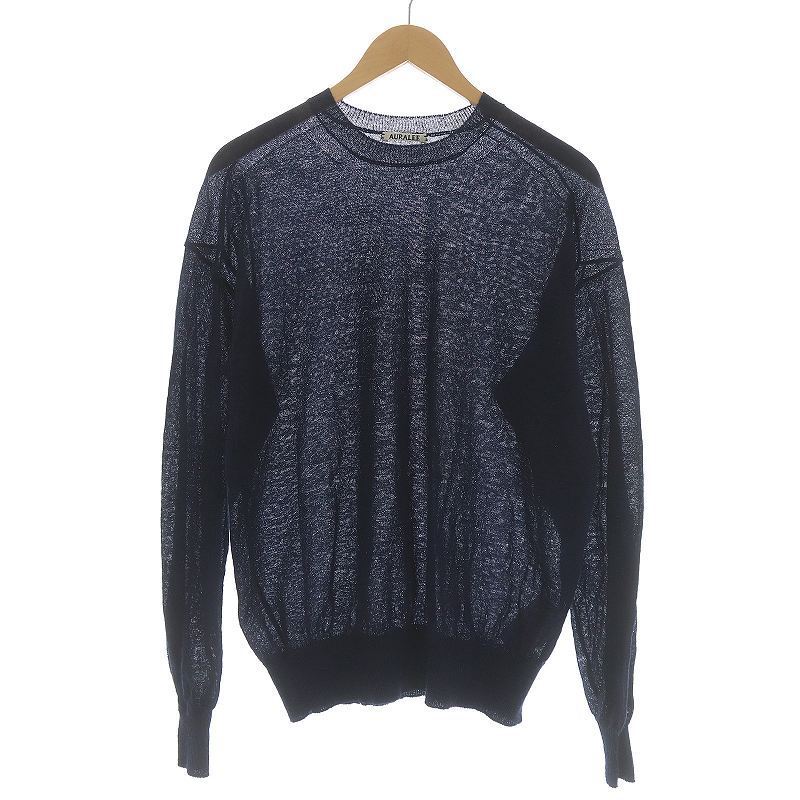オーラリー AURALEE 18AW BABY MOHAIR KNIT P/O ニット セーター 