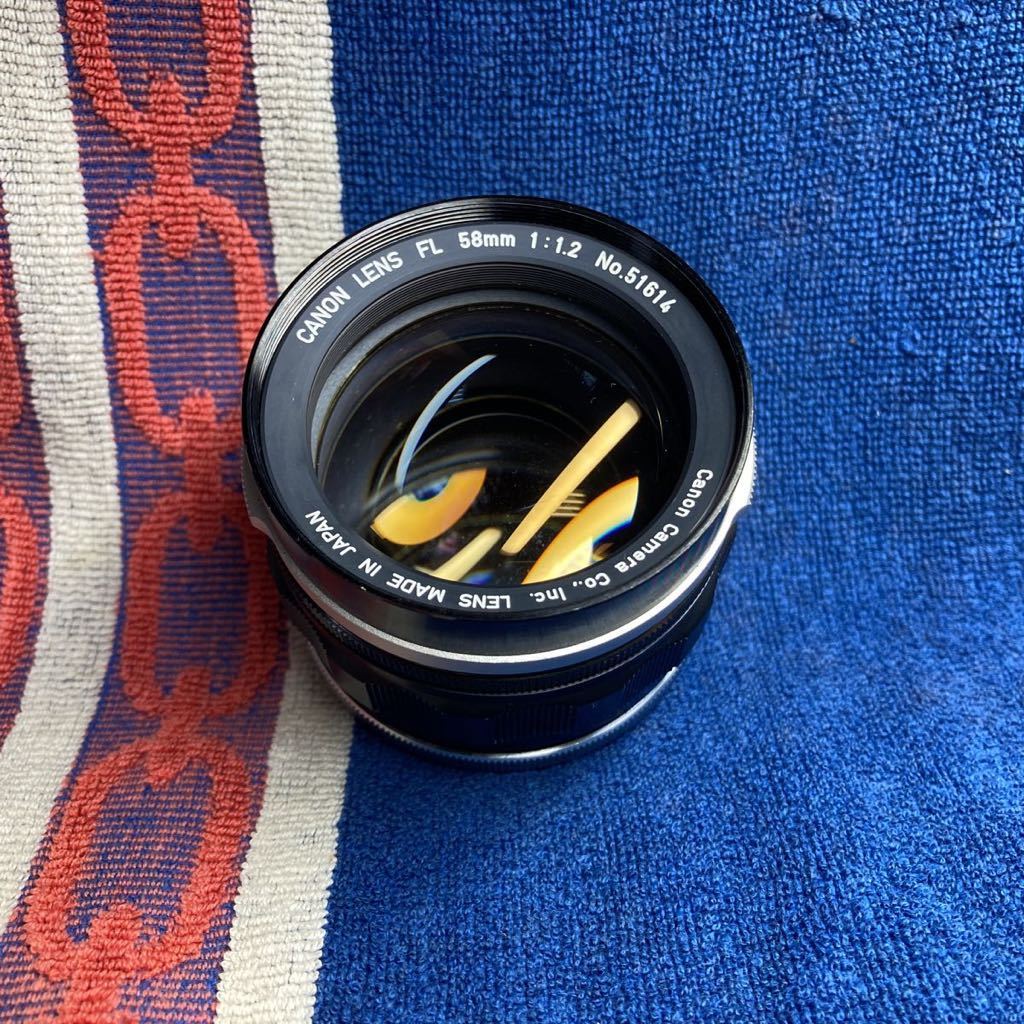 58mm Canon FL - f1.2 | Review f1.2」の落札相場・落札価格 fl 「canon