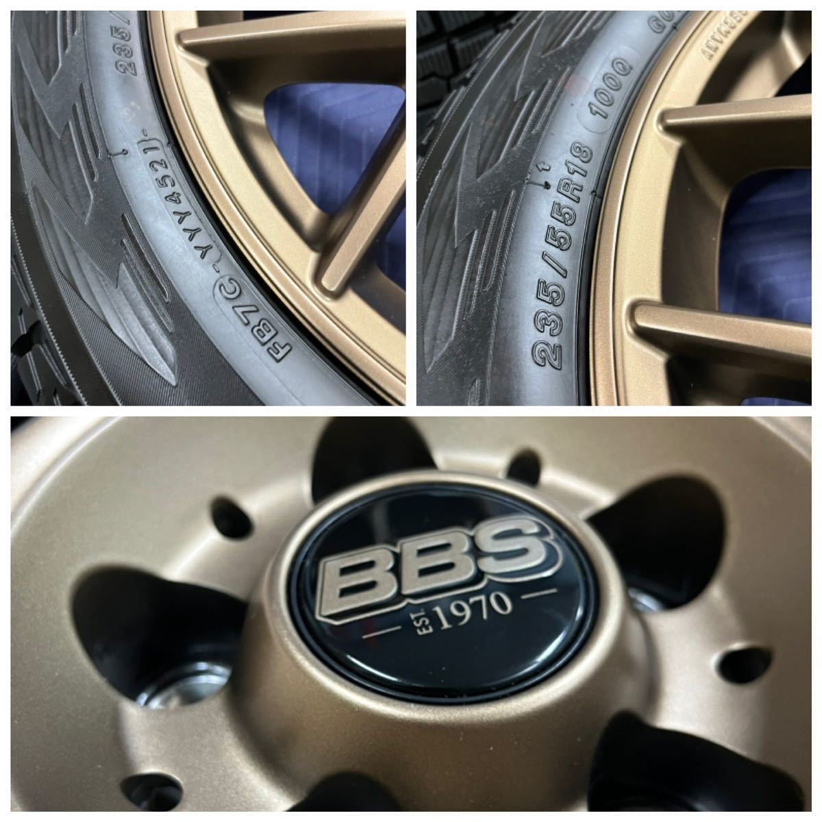 激レア BBS 50th限定カラー サテンブロンズ ds7クロスバック 235/55 