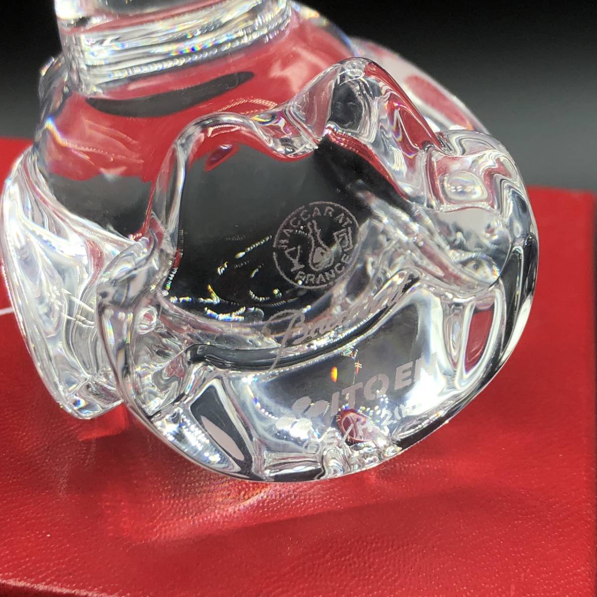 非売品！☆Baccarat / バカラ お茶犬 伊藤園 お～いお茶☆ ノベルティ