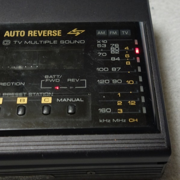 ◇KENWOOD CP-700 AM/FMポータブルカセットプレーヤー ラジオOK