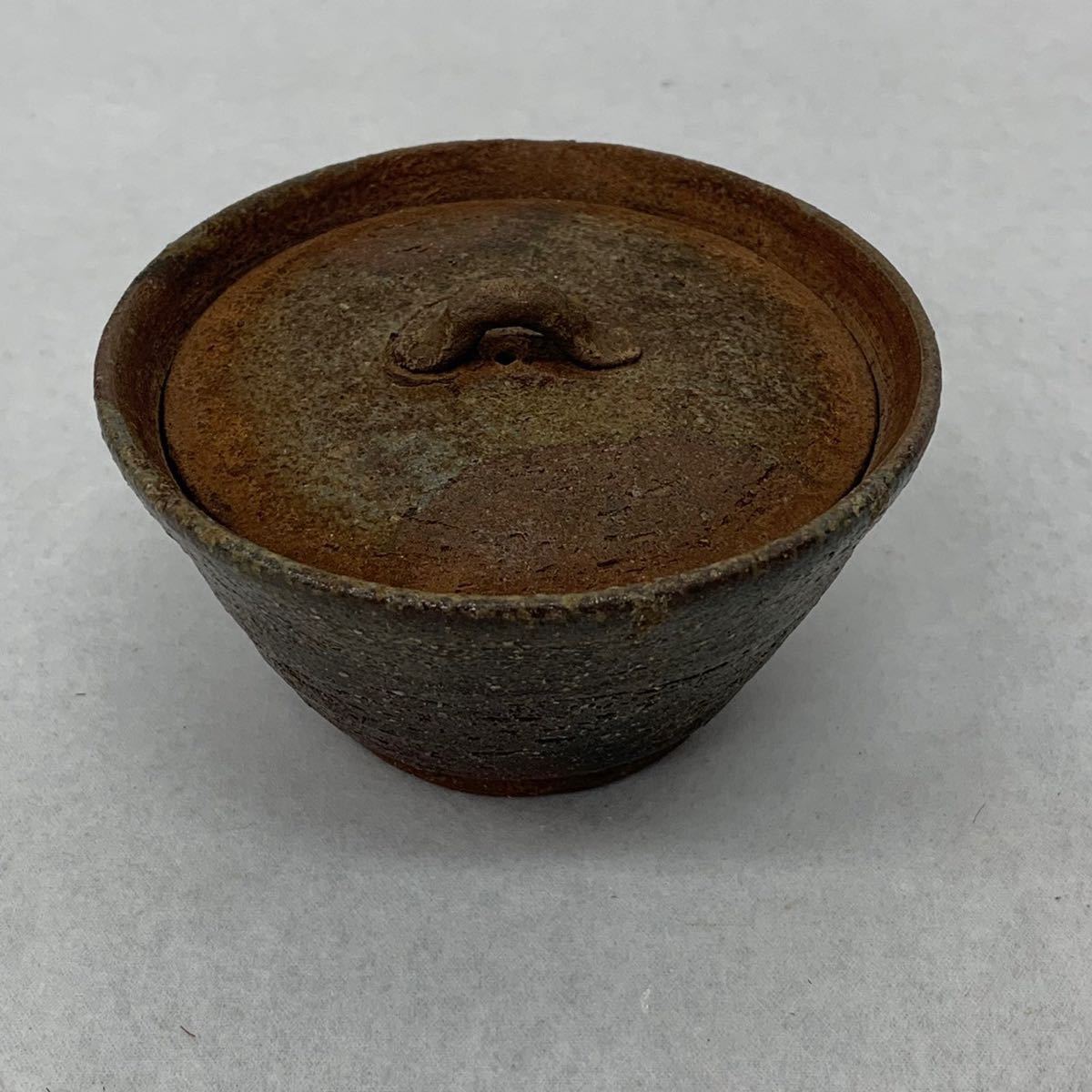 備前焼 西村春湖 手造宝瓶 煎茶道具 宝瓶 備前焼西村春湖作泡瓶名工 