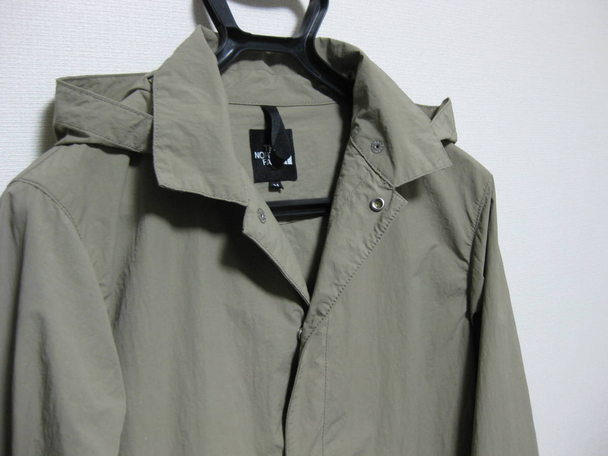THE NORTH FACE ステンカラーコート PURPLE ノースフェイス フード付き