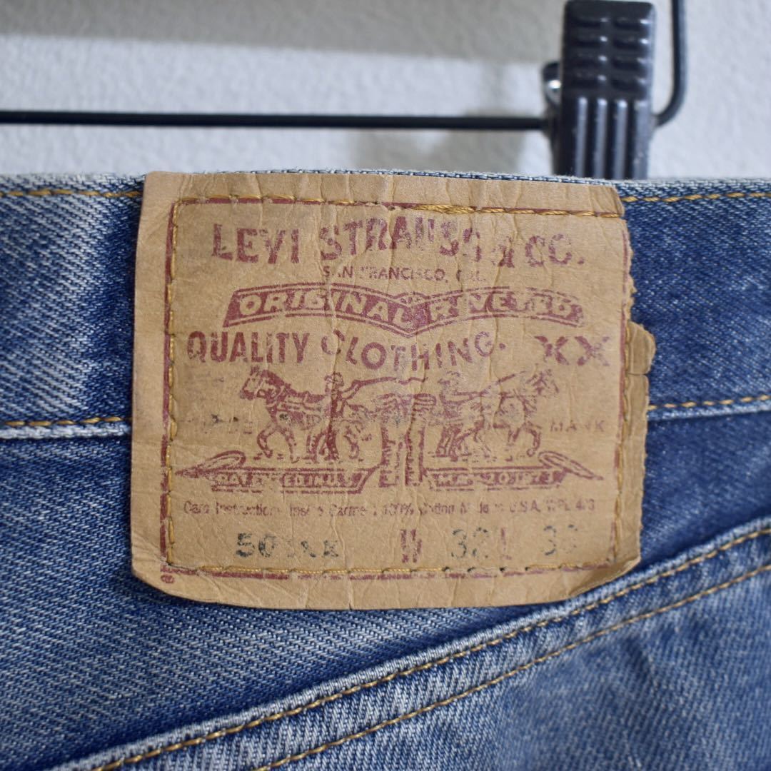 Levi's 501xx USA製 復刻 ジーンズ 501工場 W32 97年製　リーバイス　ダブルエックス　ゴールデンサイズ32inc　denim pant デニム アメリカ 501XX リーバイス USA製 リーバイス501 バレンシア工場製造 1996年製W36