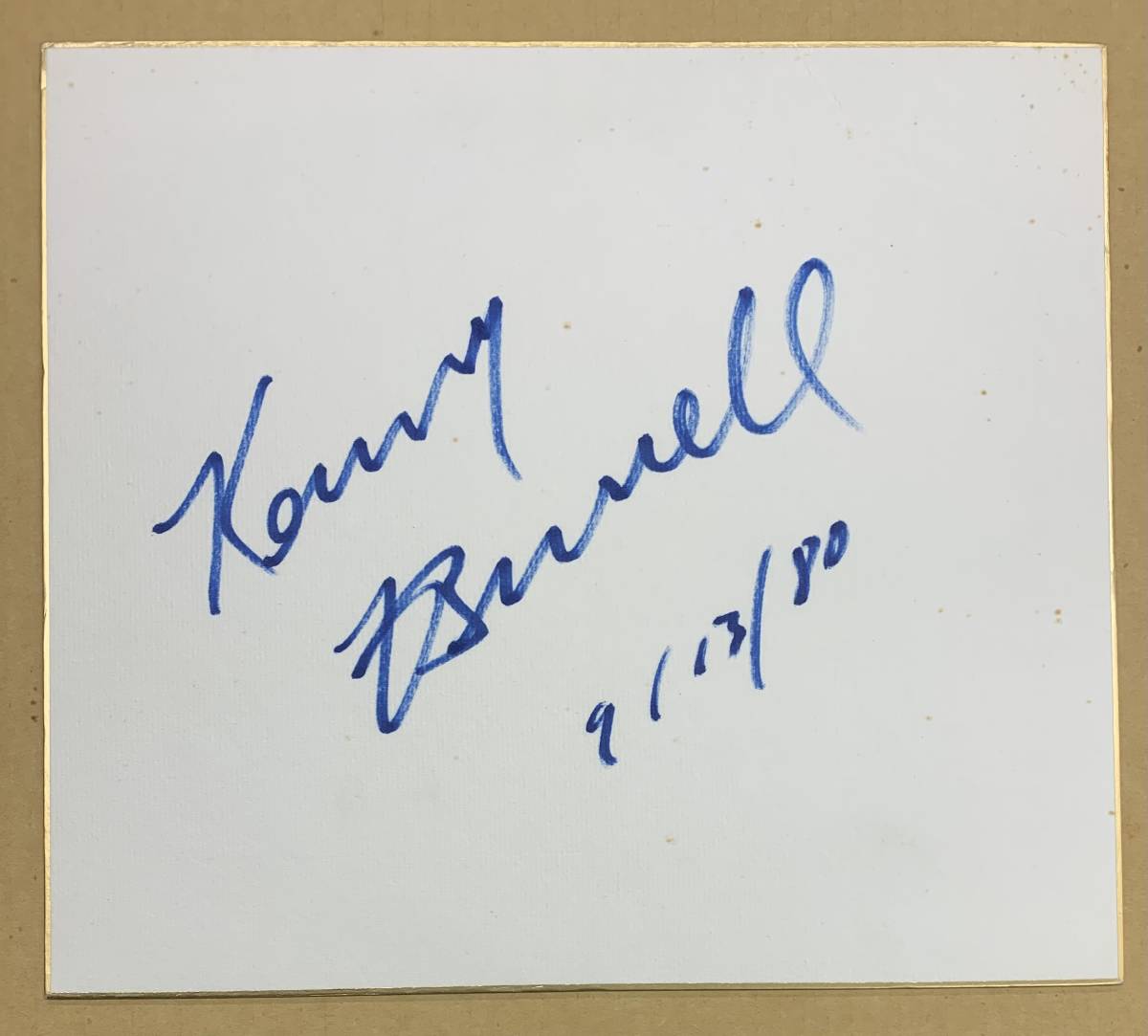 KENNY BURRELL 直筆サイン ⁄ JAZZ メルカリ ケニーバレル コンサート