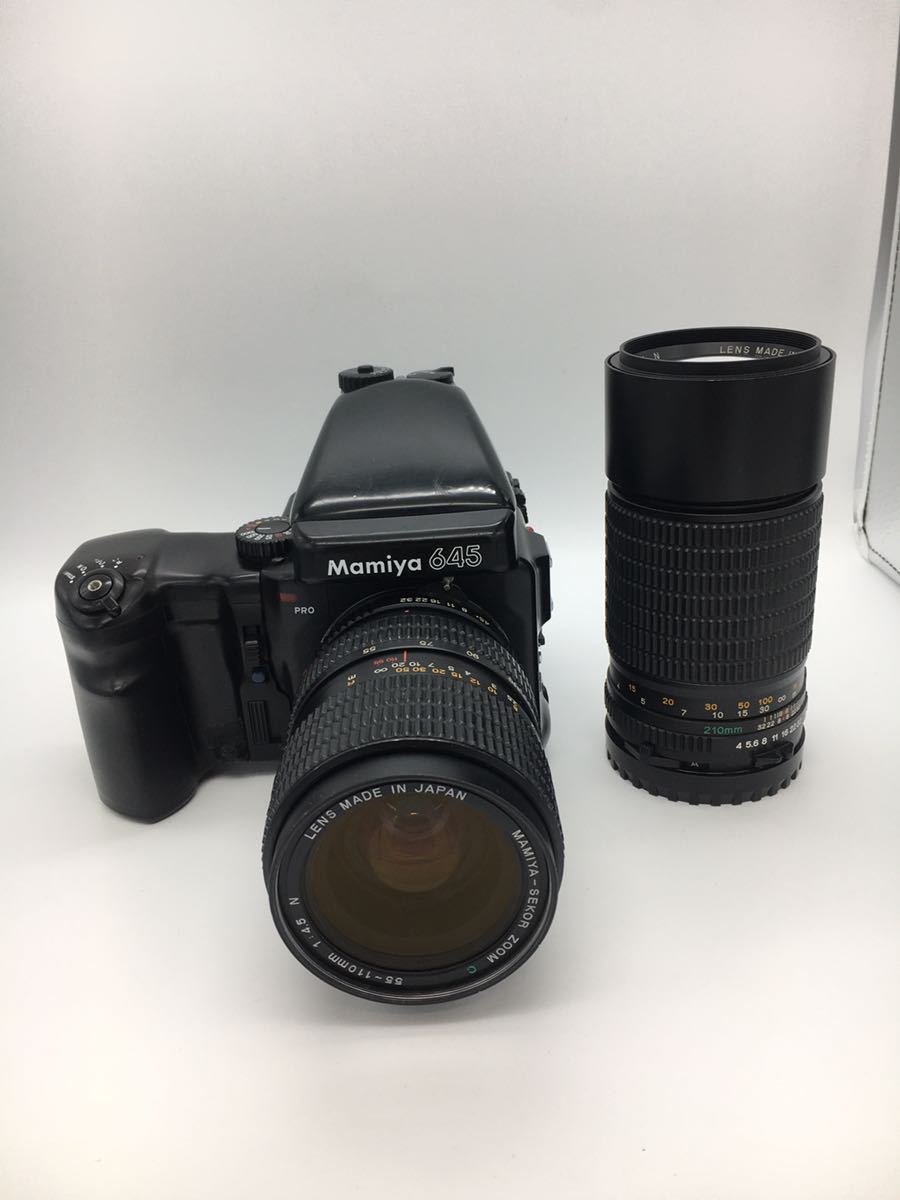 カメラ、光学機器 マミヤ M645 Mamiya 中判カメラ ボディ フィルム