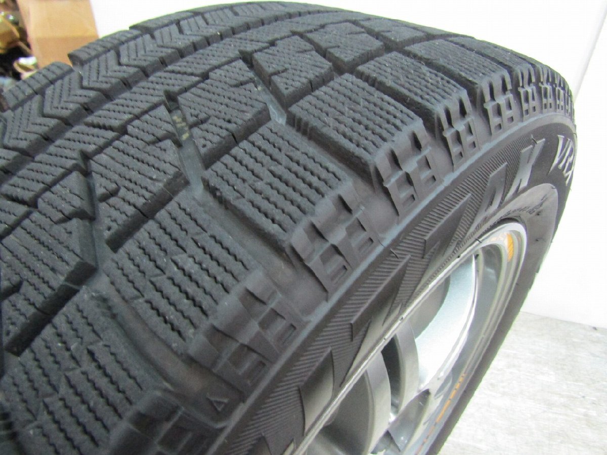 ダウンヒルスペシャル BRIDGESTONE Yahoo!オークション 中古タイヤ・ホイール専門店 | ブラック ★社外 BRIDGESTONE ダウンヒルスペシャル ae051 15インチ 6.5J+35 PCD100 4H アルミホイール 4本セット 個人宅配送不可