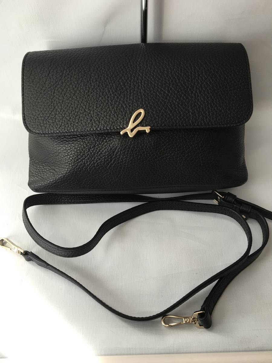 美品】 agnes b アニエスベーオールレザー ブリーフケース 美品 agns b 