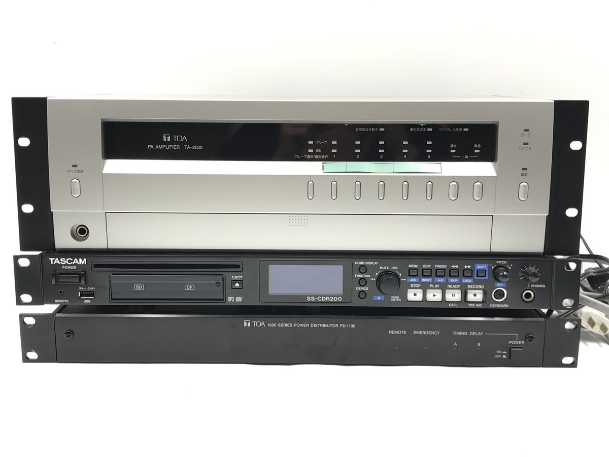 TOA TA-2030 | PAアンプ 卓上型アンプ 5局 卓上型アンプ30W⁄