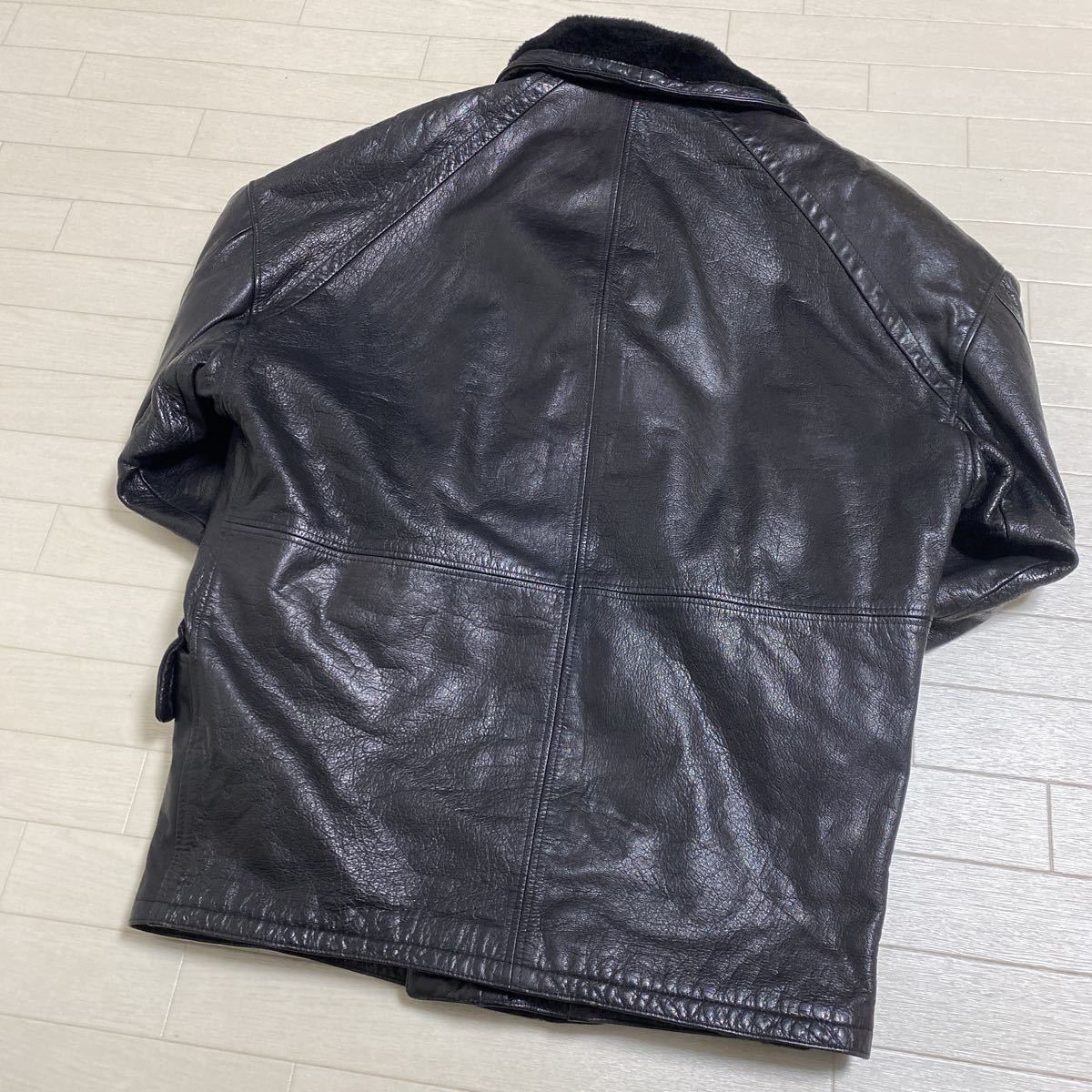 2980☆ verri uomo ヴェリーウォモ レザージャケット レザーコート 