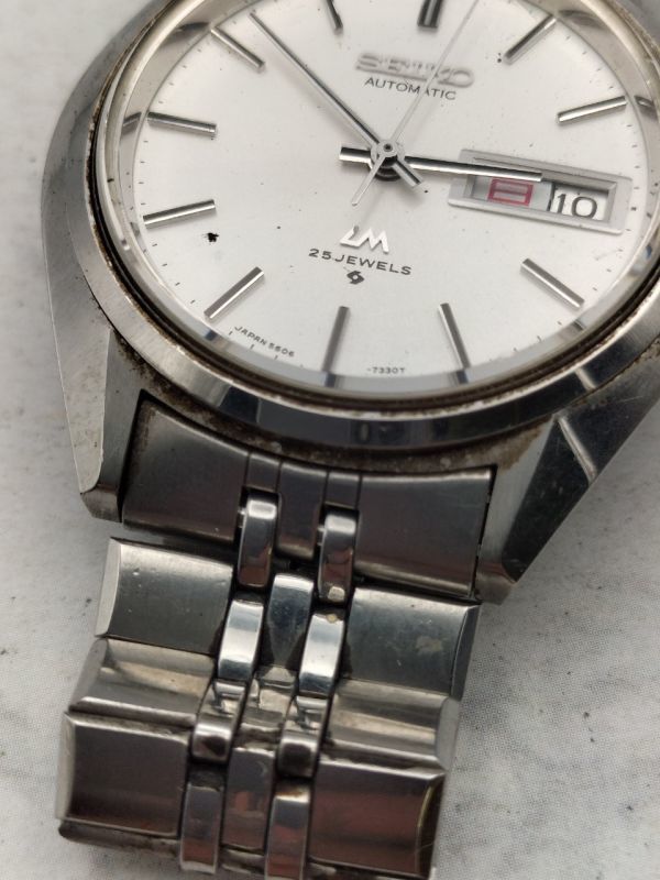 T1773 1円～ 稼働品 セイコー SEIKO ロードマチック LM 5606-7190 自動