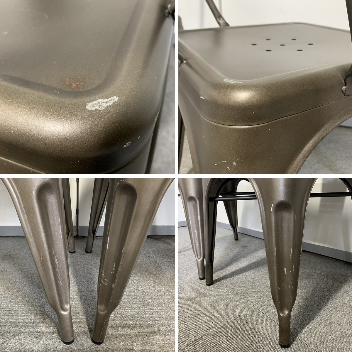 b◇【Knot antiques】BRICK CHAIR ブリックチェア 2脚セット /CRASH