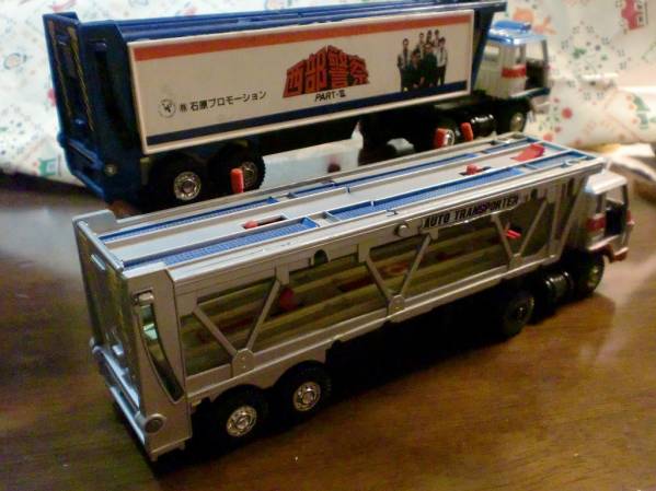 ☆西部警察☆ヨネザワ ダイヤペット製 キャリアカー2台セット(ダイヤ