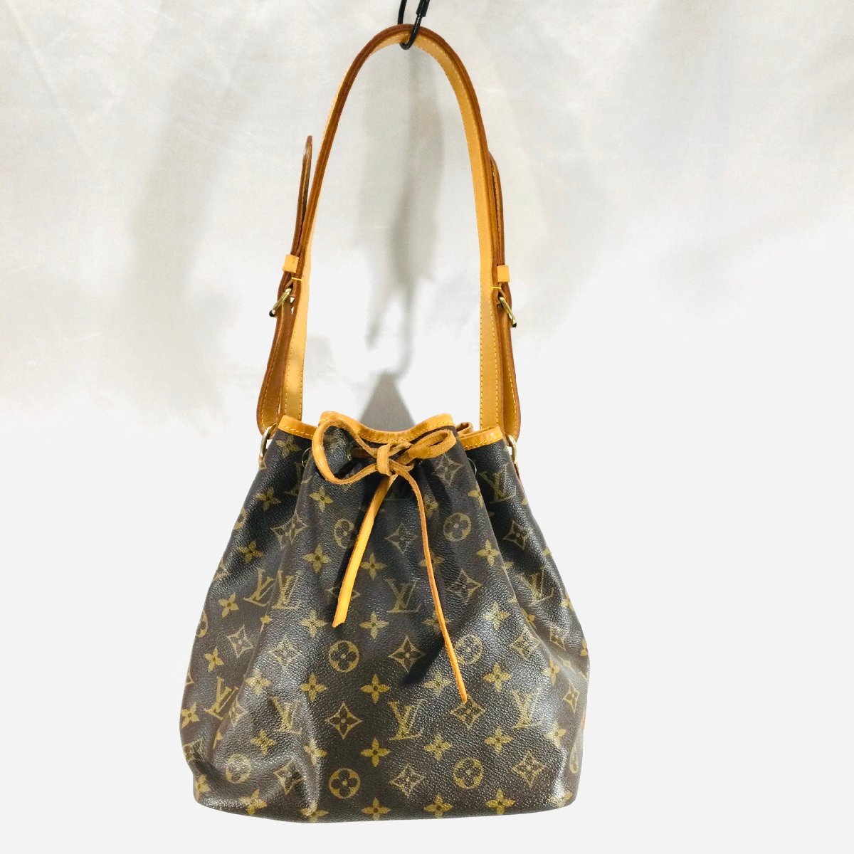 鑑定済/TO】LOUIS VUITTON ルイヴィトン プチノエ M42226 モノグラム 
