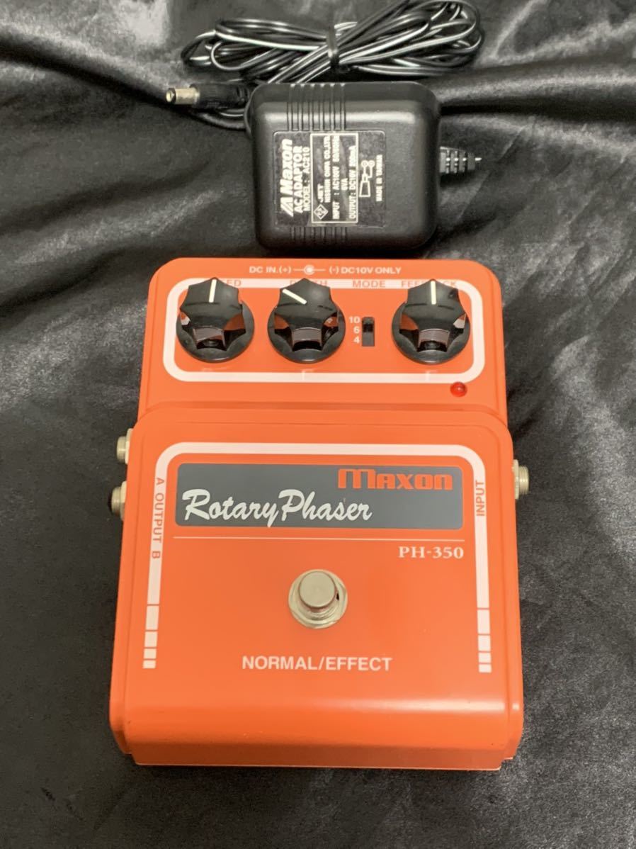 人気定番，正規品 Maxon Rotary Phaser PH-350 専用ACアダプター付き(フェイザー)｜売買されたオークション情報、yahooの商品情報をアーカイブ公開 - オークファン エフェクター