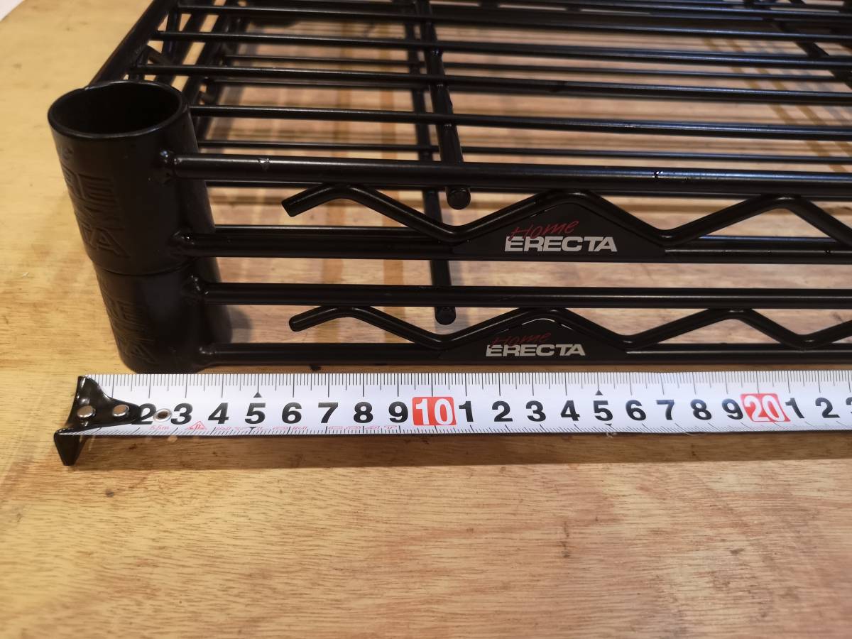 Home ERECTA 35x45cm 2枚セット ブラック 黒 ワイヤーシェルフ ホーム 