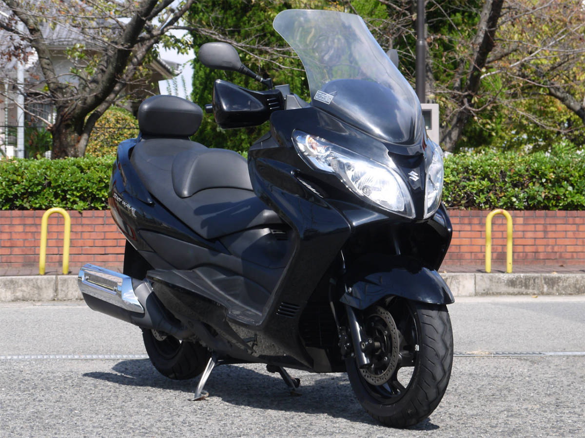【送料無料，SALE】 大阪より スカイウェイブ スカイウェーブ CJ46A Limitedモデル 15 988km メタリックブラック ETC搭載(126cc-250cc)｜売買されたオークション情報、yahooの商品情報をアーカイブ公開 - オークファン 126cc-250cc