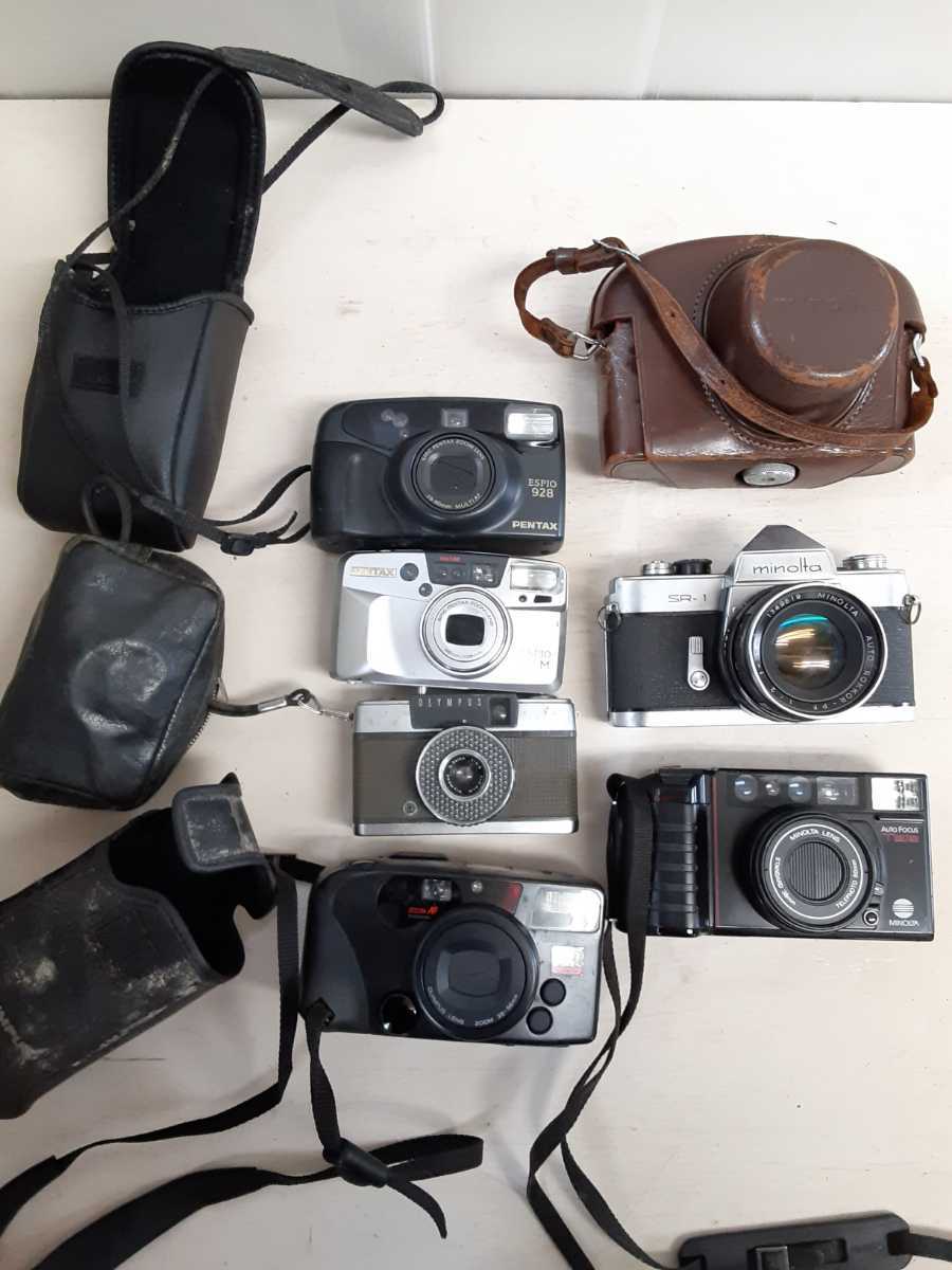【ジャンク品】カメラ・レンズ・周辺機器 17点 まとめ売り ジャンク品】 フィルムカメラ minolta OLYMPUS PENTAX MINOLTA まとめ